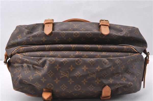 Authentic Louis Vuitton Monogram Saumur 43 Shoulder Cross Bag M42252 LV 1643F
