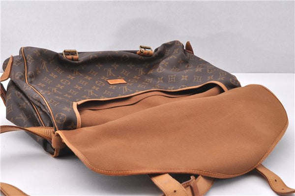 Authentic Louis Vuitton Monogram Saumur 43 Shoulder Cross Bag M42252 LV 1643F