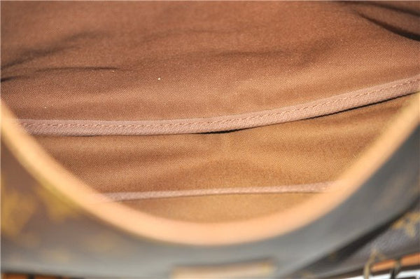 Authentic Louis Vuitton Monogram Saumur 43 Shoulder Cross Bag M42252 LV 1643F