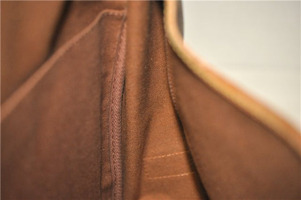 Authentic Louis Vuitton Monogram Saumur 43 Shoulder Cross Bag M42252 LV 1643F