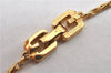 Authentic GIVENCHY Vintage Chain Pendant Necklace Gold Tone 1643G