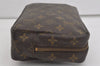 Auth Louis Vuitton Monogram Trousse Toilette 23 Clutch Hand Bag Old Model 1643I