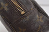 Auth Louis Vuitton Monogram Trousse Toilette 23 Clutch Hand Bag Old Model 1643I
