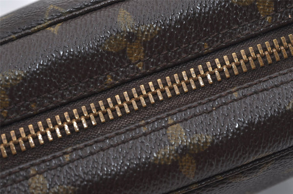 Auth Louis Vuitton Monogram Trousse Toilette 23 Clutch Hand Bag Old Model 1643I