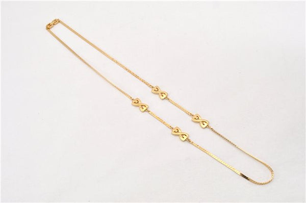 Authentic GIVENCHY Vintage Long Chain Pendant Necklace Gold Tone 1644G