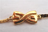 Authentic GIVENCHY Vintage Long Chain Pendant Necklace Gold Tone 1644G