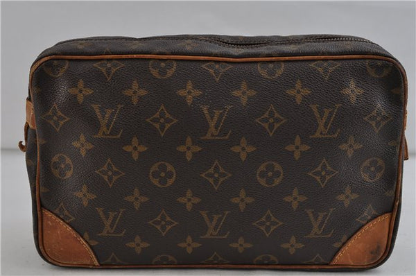 Authentic Louis Vuitton Monogram Compiegne 28 Clutch Hand Bag M51845 LV 1646D