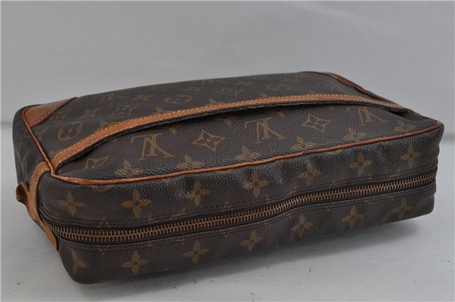 Authentic Louis Vuitton Monogram Compiegne 28 Clutch Hand Bag M51845 LV 1646D