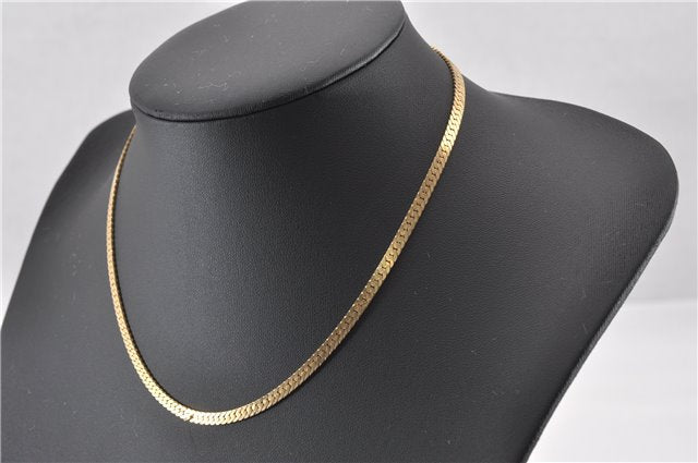 Authentic GIVENCHY Vintage Chain Necklace Gold Tone 1646G