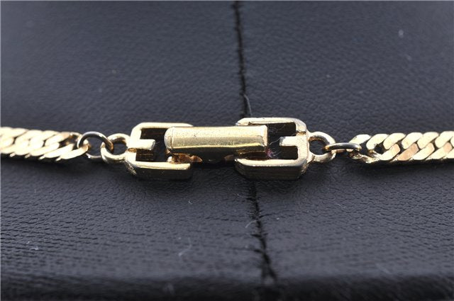 Authentic GIVENCHY Vintage Chain Necklace Gold Tone 1646G