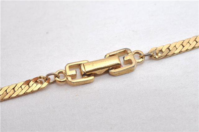 Authentic GIVENCHY Vintage Chain Necklace Gold Tone 1646G