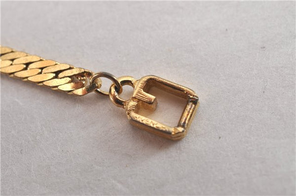 Authentic GIVENCHY Vintage Chain Necklace Gold Tone 1646G