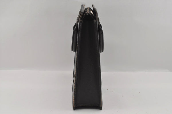 Auth Louis Vuitton Taiga Porte Documents Lozan Briefcase M30052 Black Junk 1646I