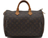 Authentic Louis Vuitton Monogram Speedy 35 Hand Bag M41524 LV 1647D