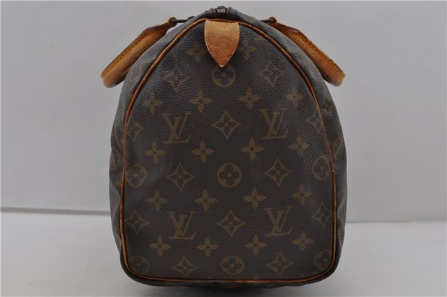 Authentic Louis Vuitton Monogram Speedy 35 Hand Bag M41524 LV 1647D