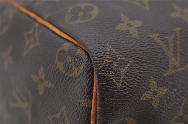 Authentic Louis Vuitton Monogram Speedy 35 Hand Bag M41524 LV 1647D