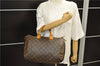 Authentic Louis Vuitton Monogram Speedy 35 Hand Bag M41524 LV 1647D