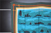 Authentic HERMES Carre 90 Scarf "FEUX DE ROUTE APERCUS" Silk Green 1647G