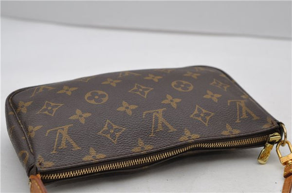 Authentic Louis Vuitton Monogram Pochette Accessoires Pouch M51980 LV 1649D