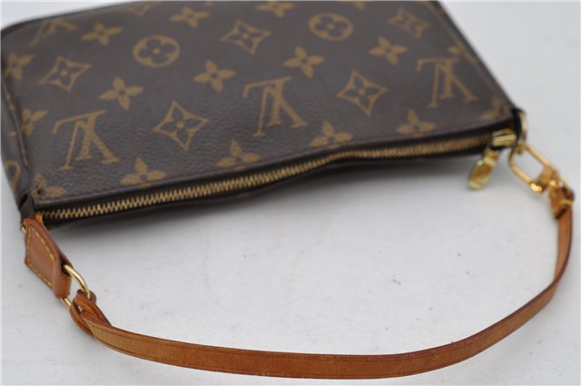 Authentic Louis Vuitton Monogram Pochette Accessoires Pouch M51980 LV 1649D