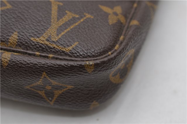 Authentic Louis Vuitton Monogram Pochette Accessoires Pouch M51980 LV 1649D