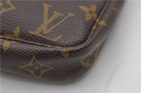 Authentic Louis Vuitton Monogram Pochette Accessoires Pouch M51980 LV 1649D