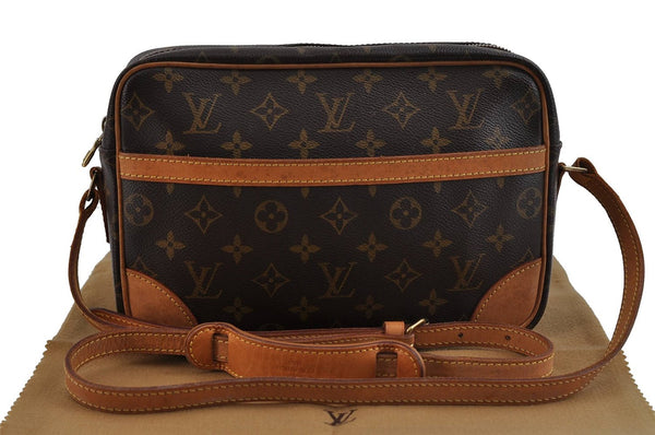 Auth Louis Vuitton Monogram Trocadero 27 Shoulder Cross Body Bag M51274 LV 1650D