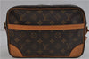 Auth Louis Vuitton Monogram Trocadero 27 Shoulder Cross Body Bag M51274 LV 1650D