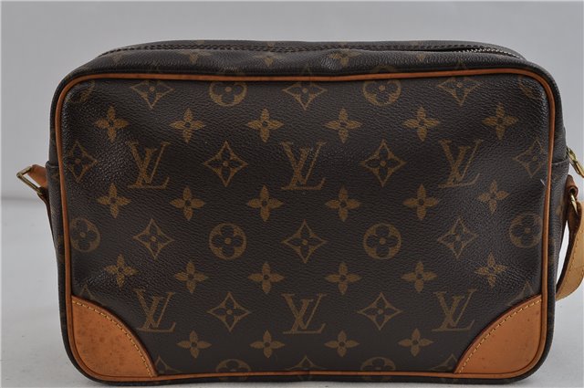 Auth Louis Vuitton Monogram Trocadero 27 Shoulder Cross Body Bag M51274 LV 1650D