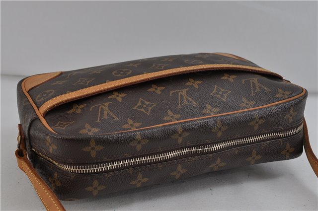 Auth Louis Vuitton Monogram Trocadero 27 Shoulder Cross Body Bag M51274 LV 1650D