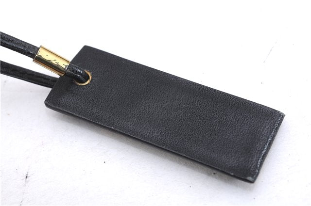 Authentic GUCCI Bamboo Shoulder Tote Bag GG Canvas Leather 92709 Black 1650E