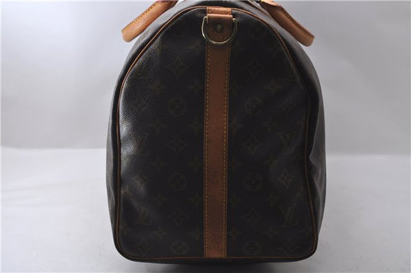 Authentic Louis Vuitton Monogram Keepall Bandouliere 50 Boston Bag M41416 1651D