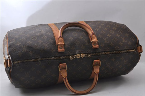 Authentic Louis Vuitton Monogram Keepall Bandouliere 50 Boston Bag M41416 1651D