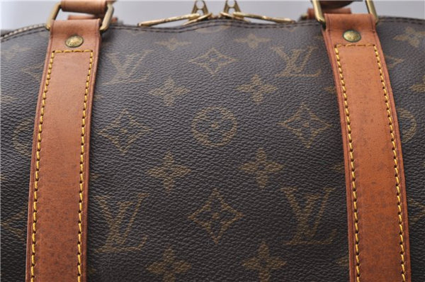 Authentic Louis Vuitton Monogram Keepall Bandouliere 50 Boston Bag M41416 1651D