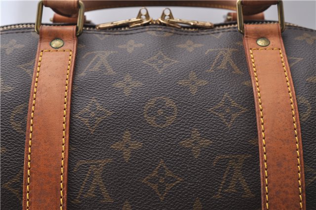 Authentic Louis Vuitton Monogram Keepall Bandouliere 50 Boston Bag M41416 1651D