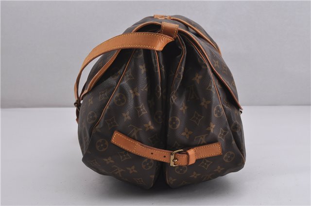 Authentic Louis Vuitton Monogram Saumur 35 Shoulder Cross Bag M42254 LV 1651F