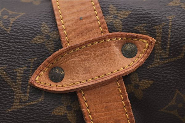 Authentic Louis Vuitton Monogram Saumur 35 Shoulder Cross Bag M42254 LV 1651F