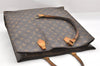 Authentic Louis Vuitton Monogram Sac Plat Hand Tote Bag M51140 LV Junk 1651I