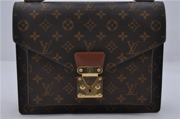 Authentic Louis Vuitton Monogram Monceau 2Way Shoulder Hand Bag M51185 LV 1652D