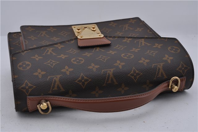 Authentic Louis Vuitton Monogram Monceau 2Way Shoulder Hand Bag M51185 LV 1652D