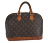 Authentic Louis Vuitton Monogram Alma Hand Bag Purse M51130 LV 1652I