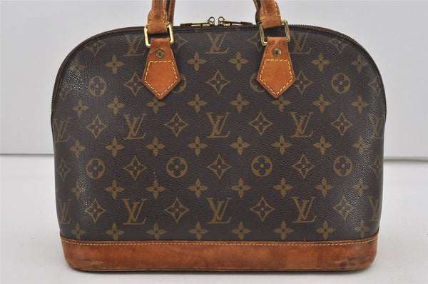 Authentic Louis Vuitton Monogram Alma Hand Bag Purse M51130 LV 1652I