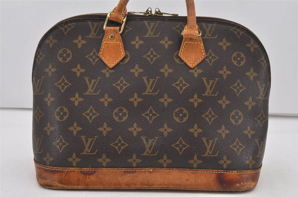 Authentic Louis Vuitton Monogram Alma Hand Bag Purse M51130 LV 1652I