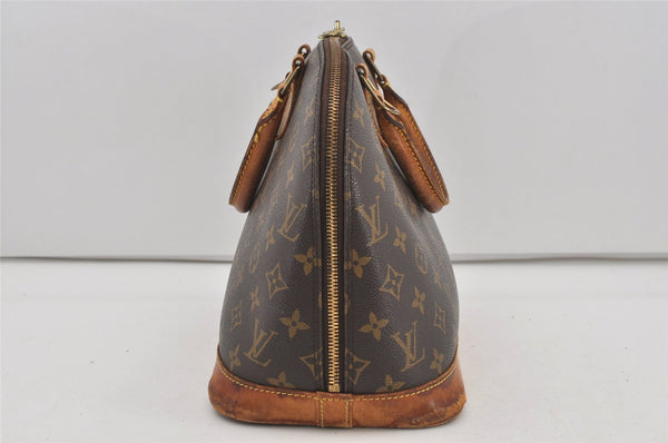 Authentic Louis Vuitton Monogram Alma Hand Bag Purse M51130 LV 1652I