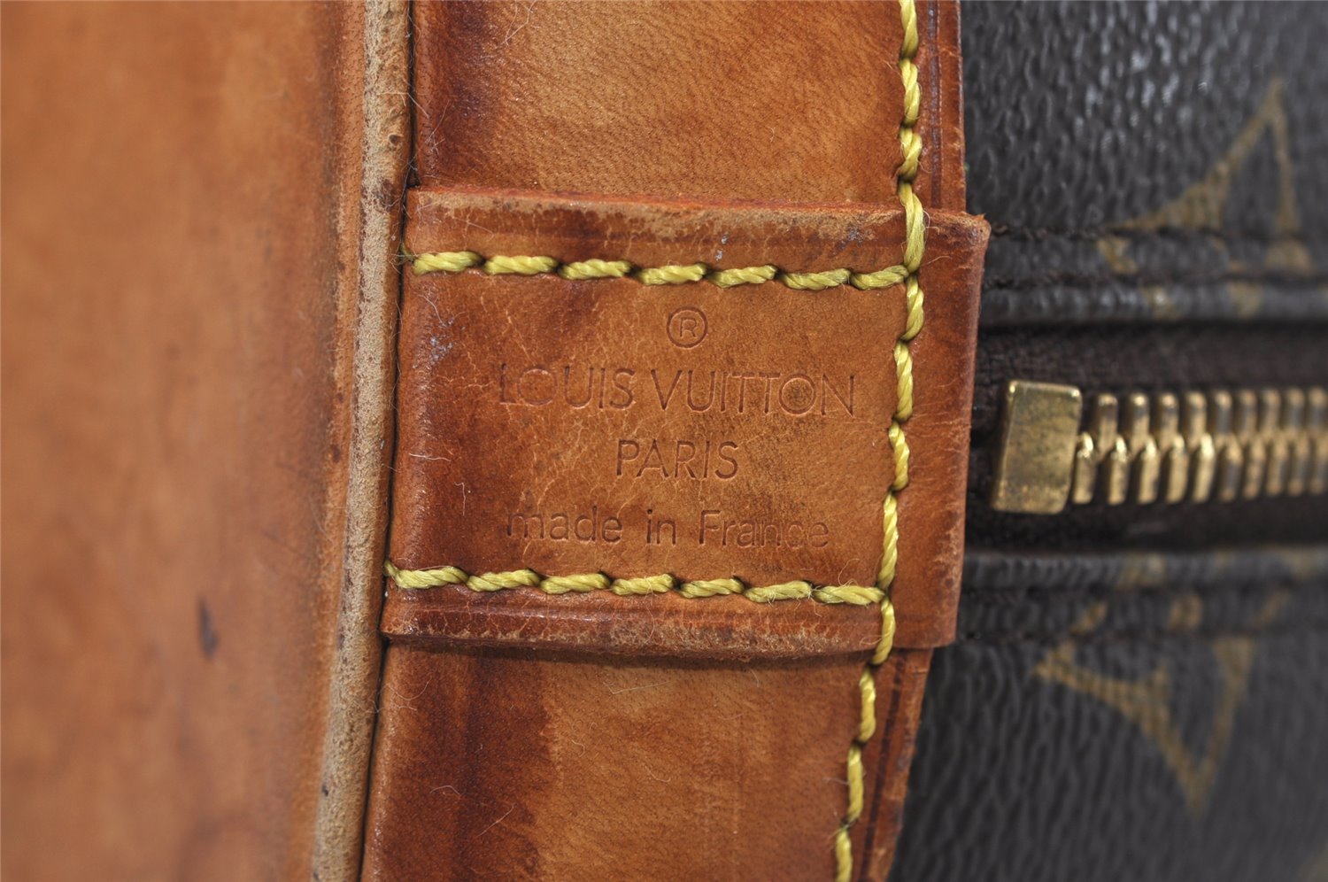 Authentic Louis Vuitton Monogram Alma Hand Bag Purse M51130 LV 1652I