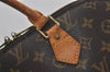 Authentic Louis Vuitton Monogram Alma Hand Bag Purse M51130 LV 1652I