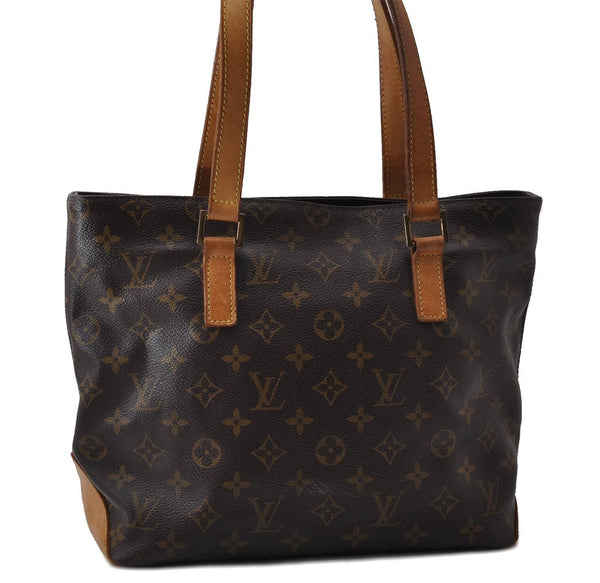 Authentic Louis Vuitton Monogram Cabas Piano Tote Bag Purse M51148 LV 1653D