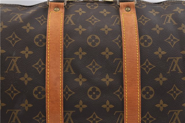 Authentic Louis Vuitton Monogram Keepall 50 Travel Boston Bag M41426 LV 1653F