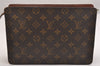 Authentic Louis Vuitton Monogram Pochette Homme Clutch Hand Bag M51795 LV 1653I