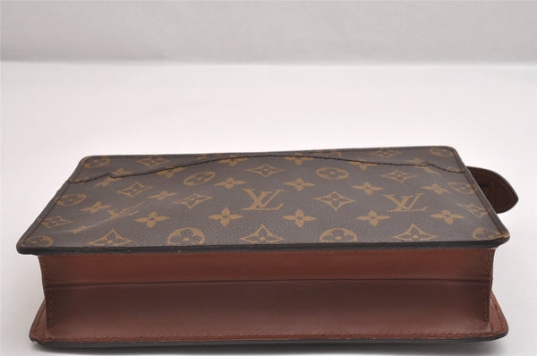 Authentic Louis Vuitton Monogram Pochette Homme Clutch Hand Bag M51795 LV 1653I